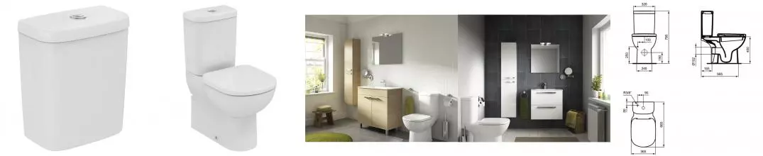 "Темпо" бачок для унитаза, нижняя подводка, 4,5/2,5 л. белый · Ideal Standard, T427301