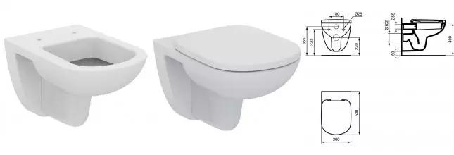 "Темпо" унитаз подвесной, белый · Ideal Standard, T331101