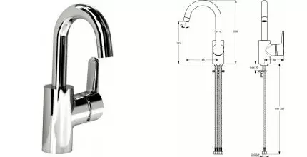Смеситель для раковины «Ideal Standard» Connect Blue B9933AA хром Смеситель для раковины «Ideal Standard» Connect Blue B9933AA хром