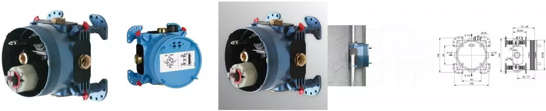 ВСТРОЙКА EasyBox встраиваемый комплект (новая технология IDEAL STANDARD) · Ideal Standard, A1000NU