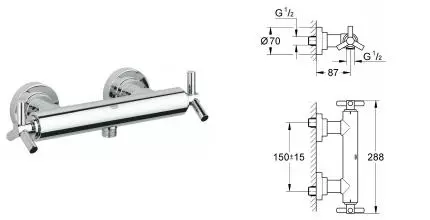 Смеситель для душа «Grohe» Atrio Ypsilon 26003000 хром Смеситель для душа «Grohe» Atrio Ypsilon 26003000 хром