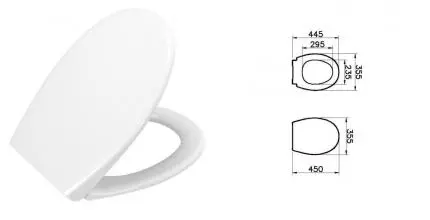 Сиденье для унитаза «Vitra» MultiSeries 84-003-019 дюропласт с микролифтом белое Сиденье для унитаза «Vitra» MultiSeries 84-003-019 дюропласт с микролифтом белое