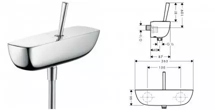 Смеситель для душа «Hansgrohe» Puravida 15672000 хром