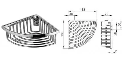 Мыльница «Keuco» 24944010100 на стену хром