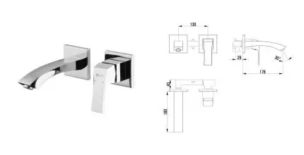 Смеситель для раковины «Lemark» Unit LM4526C хром