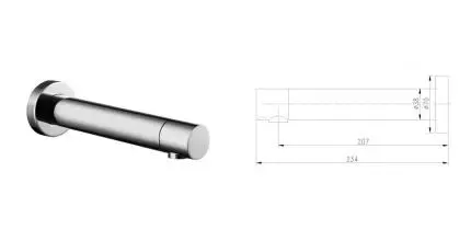 Смеситель для раковины «Lemark» Project LM4651CE сенсорный хром