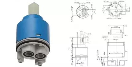 Картридж «Sedal» LM8598P-BL D40 клик-система