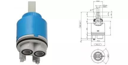 Картридж «Sedal» LM8600P-BL D35 клик-система Sedal