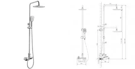 Душевая система «Lemark» Bellario LM6862C хром