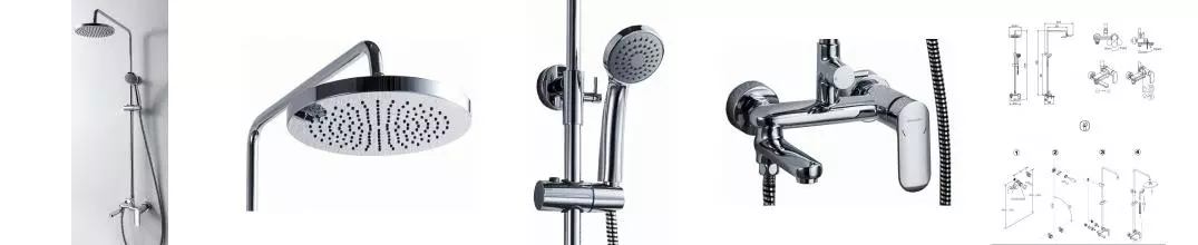 Душевая система «Bravat» Opal F6125183CP-A3-RUS хром Душевая система «Bravat» Opal F6125183CP-A3-RUS хром
