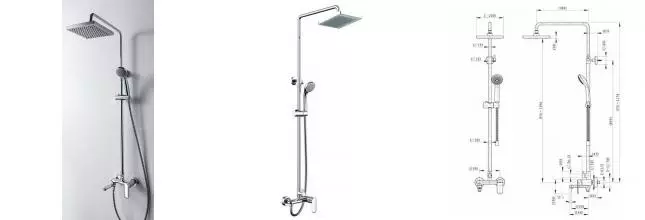 Душевая система «Bravat» Opal F6125183CP-A-RUS хром Душевая система «Bravat» Opal F6125183CP-A-RUS хром