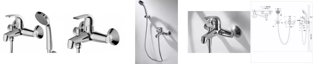 Смеситель для ванны «Bravat» Fit F6135188CP-B хром Смеситель для ванны «Bravat» Fit F6135188CP-B хром