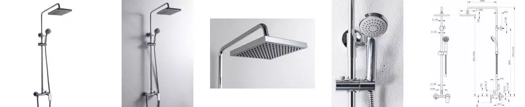 Душевая система «Bravat» Opal F9125183CP-A-RUS хром Душевая система «Bravat» Opal F9125183CP-A-RUS хром