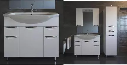 Тумба с раковиной «ASB-Mebel» Мессина 80 (Балтика 80) белая Тумба с раковиной «ASB-Mebel» Мессина 80 (Балтика 80) белая