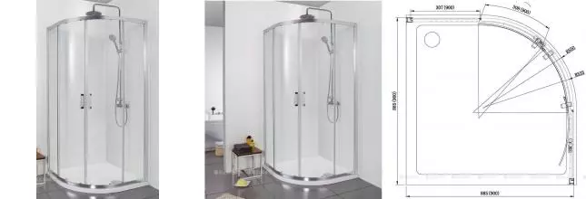 Душевой угол-ограждение «Aquanet» Alfa NAA2142 90/90 прозрачный/хром четверть круга без поддона Душевой угол-ограждение «Aquanet» Alfa NAA2142 90/90 прозрачный/хром четверть круга без поддона