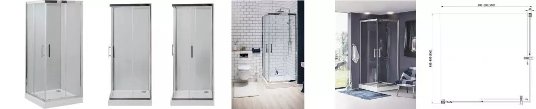 Душевой угол-ограждение «Aquanet» Delta Cube NPE1142 90/90 прозрачный/хром квадратный без поддона Душевой угол-ограждение «Aquanet» Delta Cube NPE1142 90/90 прозрачный/хром квадратный без поддона