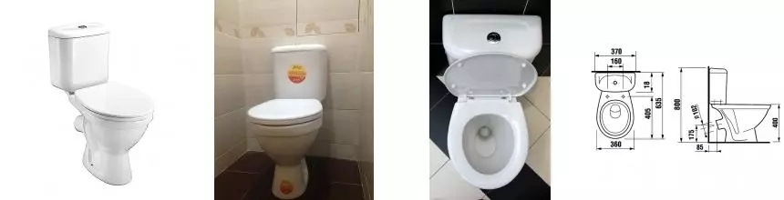 Lyra унитаз нап.комб., косой вып., кор · Jika, 8.2423.4.000.242.9