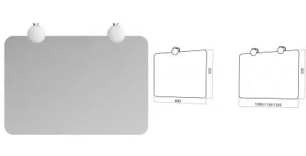 Зеркало «Am.Pm» Awe 100 с подсветкой