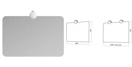 Зеркало «Am.Pm» Awe 80 с подсветкой