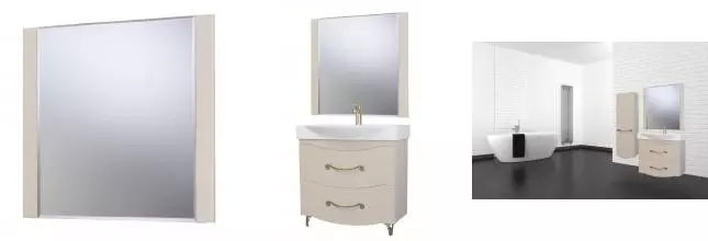 Зеркало «Bellezza» Сесилия 85 без света капучино Зеркало «Bellezza» Сесилия 85 без света капучино