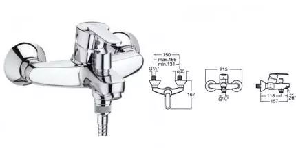 Смеситель для ванны «Roca» Victoria 5A0225C0M хром