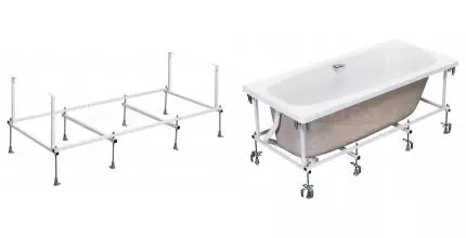 Монтажный комплект «Roca» Sureste 150/70 с ручками со сливом-переливом