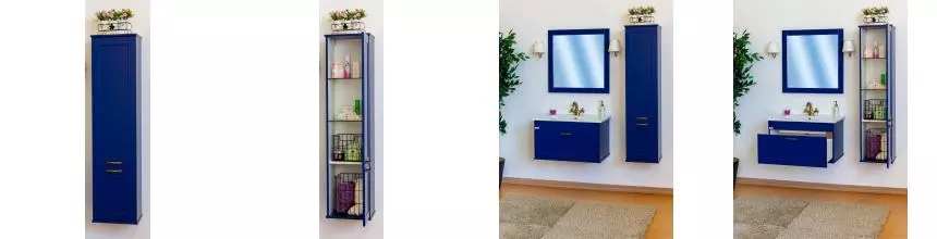 Пенал «Sanflor» Ванесса 35 подвесной индиго правый Пенал «Sanflor» Ванесса 35 подвесной индиго правый