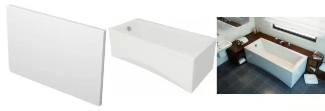 Торцевой экран под ванну «Cersanit» Virgo/Smart 80 белый Польша