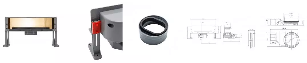 Душевой лоток «Pestan» Confluo Wall Drain 13100061 боковой выпуск Gold Душевой лоток «Pestan» Confluo Wall Drain 13100061 боковой выпуск Gold