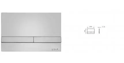 Кнопка смыва «Vitra» Select 740-1121 глянцевый хром Кнопка смыва «Vitra» Select 740-1121 глянцевый хром