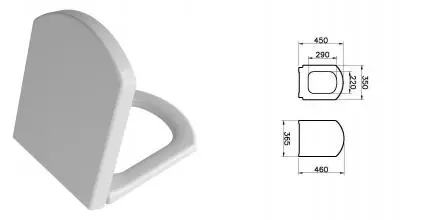 Сиденье для унитаза «Vitra» Nuova/Serenada 95-003-009 дюропласт с микролифтом белое Сиденье для унитаза «Vitra» Nuova/Serenada 95-003-009 дюропласт с микролифтом белое