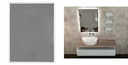 Зеркало «Velvex» Felay 65 с подсветкой Зеркало «Velvex» Felay 65 с подсветкой