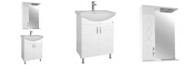 Мебель для ванной «Bellezza» Элеганс 50 белая Мебель для ванной «Bellezza» Элеганс 50 белая