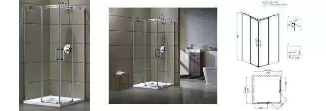 Душевой угол-ограждение «Grossman» GR-3100 100/100 прозрачный/серебристый без поддона Душевой угол-ограждение «Grossman» GR-3100 100/100 прозрачный/серебристый без поддона