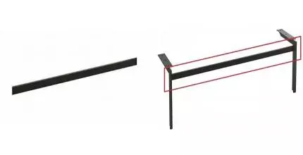 Перекладина для ножек «Jacob Delafon» EB3051-BLV чёрная