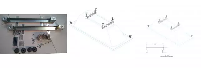 Комплект ножек для ванны «Cezares» LEG-KIT-150