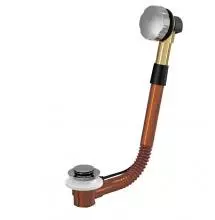 Сифон полуавтомат для ванны «Radomir» (медный) хром