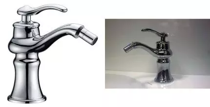 Смеситель для биде «Radomir» Чайник хром