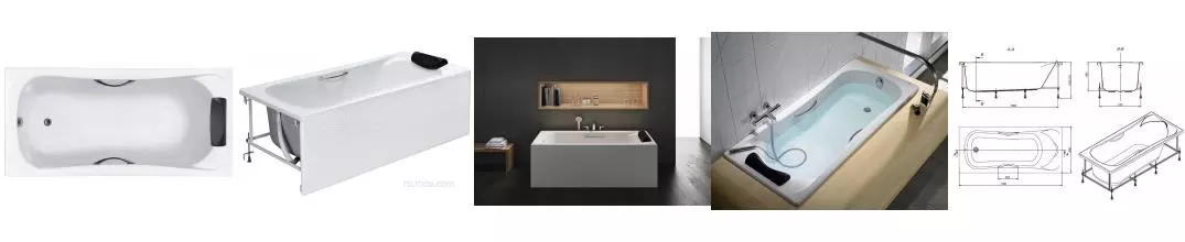 Ванна акриловая «Roca» BeCool 170/80 (ZRU9302852) без опор без сифона с отверстиями белая Ванна акриловая «Roca» BeCool 170/80 (ZRU9302852) без опор без сифона с отверстиями белая