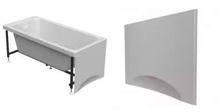 Торцевой экран под ванну «Radomir» Агата 170/70 белый правый Торцевой экран под ванну «Radomir» Агата 170/70 белый правый