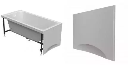 Торцевой экран под ванну «Radomir» Агата 150/70 белый правый Торцевой экран под ванну «Radomir» Агата 150/70 белый правый