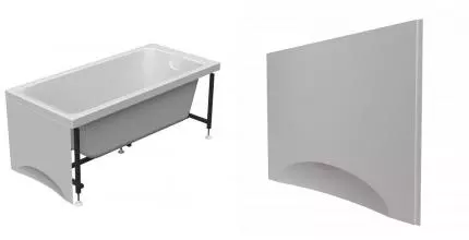 Торцевой экран под ванну «Radomir» Агата 150/70 белый левый Торцевой экран под ванну «Radomir» Агата 150/70 белый левый