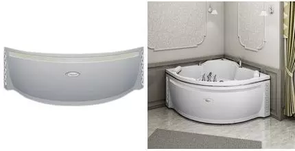 Экран под ванну «Radomir» Сорренто 148/148 Кристаллы Swarovski/Арт-мозаика