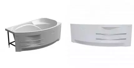 Экран под ванну «Radomir» София с полотенцедержателем белый правый Экран под ванну «Radomir» София с полотенцедержателем белый правый