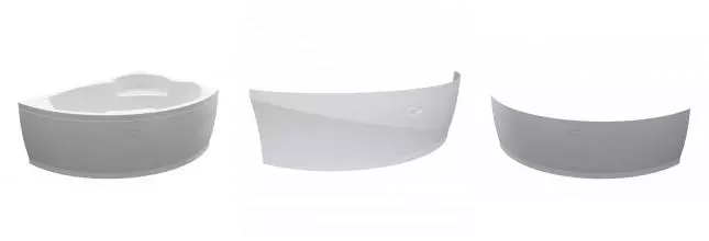 Экран под ванну «Radomir» Алари белый правый