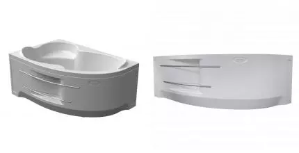 Экран под ванну «Radomir» Ирма 149/96 с полотенцедержателем белый левый Экран под ванну «Radomir» Ирма 149/96 с полотенцедержателем белый левый