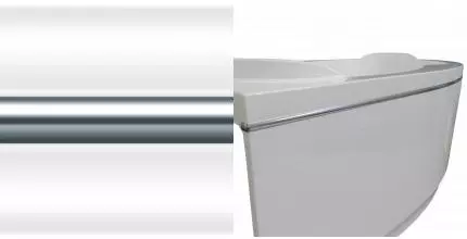 Декоративный молдинг для ванны «Radomir» Альтея (на фронтальную панель) хром