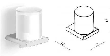 Дозатор для мыла «Langberger» Accessories 33021C на стену хром