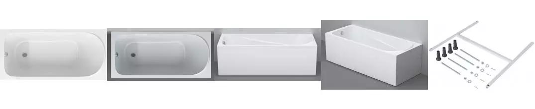 Ванна акриловая «Am.Pm» Sense New 150/70 без опор без сифона белая