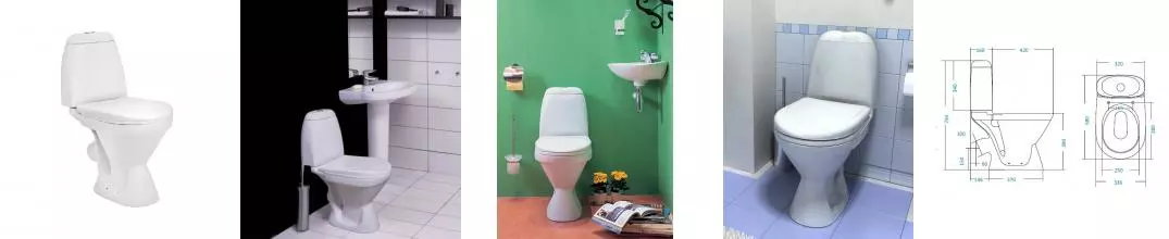 Унитаз-компакт "Римини" (эконом: 2-реж полипроп) · Римини, Santek, 1.WH50.1.523